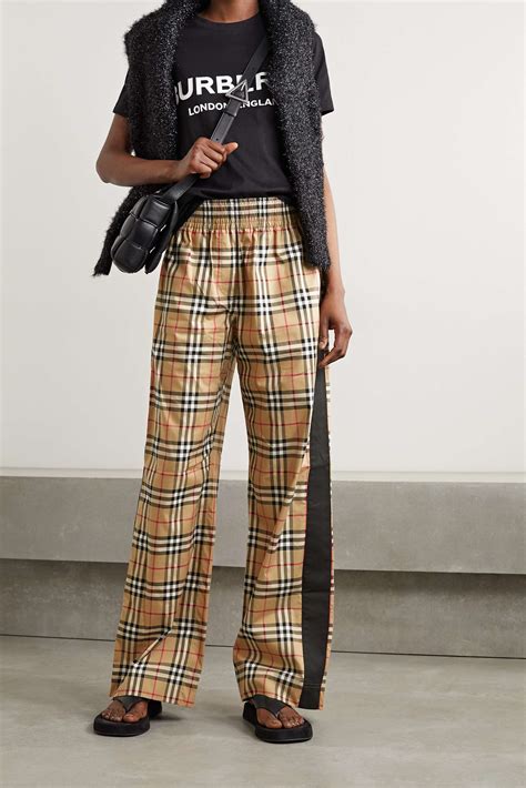 burberry dress pants|burberry wide leg pants.